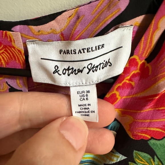 Other Stories Peony Print Jumpsuit - Picture 6 of 10